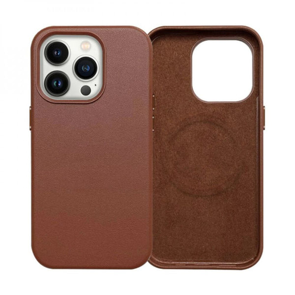 Leather Case with MagSafe for iPhone 14 Pro Plus Pro Max