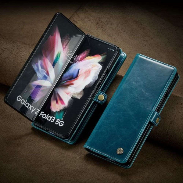 Samsung Z Fold 3 Fold 4 Luxury Wallet Case
